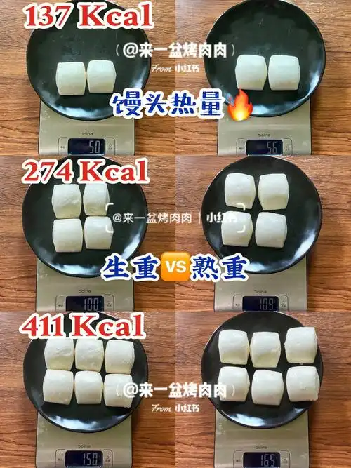 150g这个是比小馒头大一点的小大馒头馒头的生重熟重差别不是很大诶