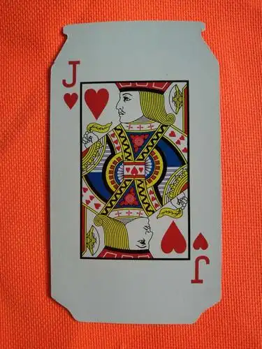 120>红桃j单张异形扑克牌欣赏(后附《如何办扑克展》一文)