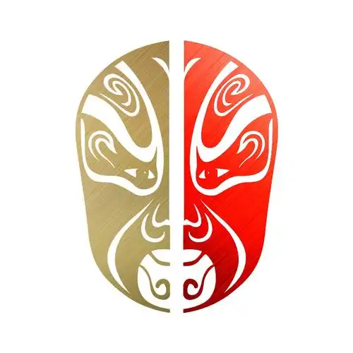 京剧脸谱贴纸脸谱尺寸墙贴橱窗贴双玻璃门墙纸中式墙贴