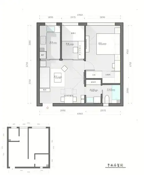 户型优化分享50平公寓的不同设计方案