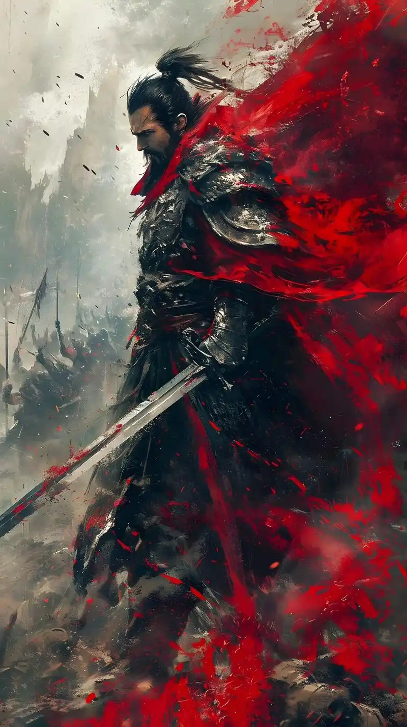 大将军苏高山列阵大军之中,手握一杆铁枪.  - 抖音