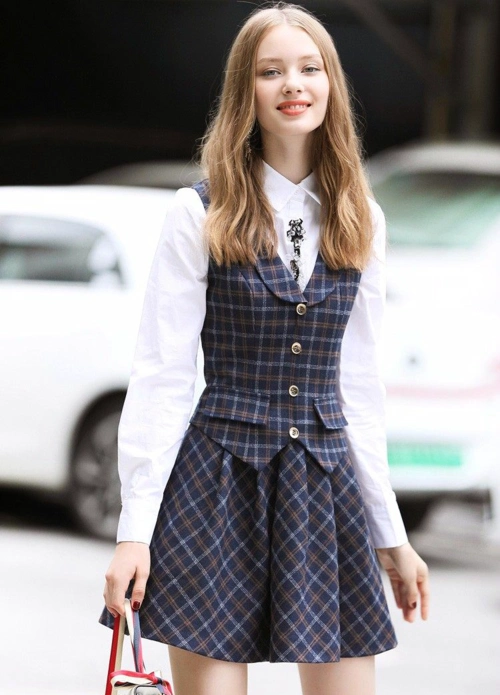 美模街拍,穿搭选美,时尚连衣裙,更新至第85期,,时尚混搭|背心裙|女装