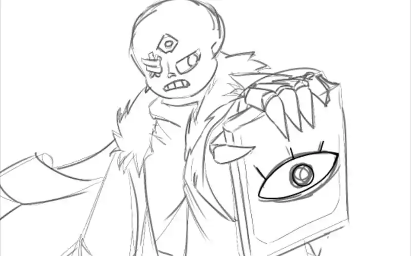 (画渣板绘)omnipotent!sans(无所不能)_哔哩哔哩_bilibili