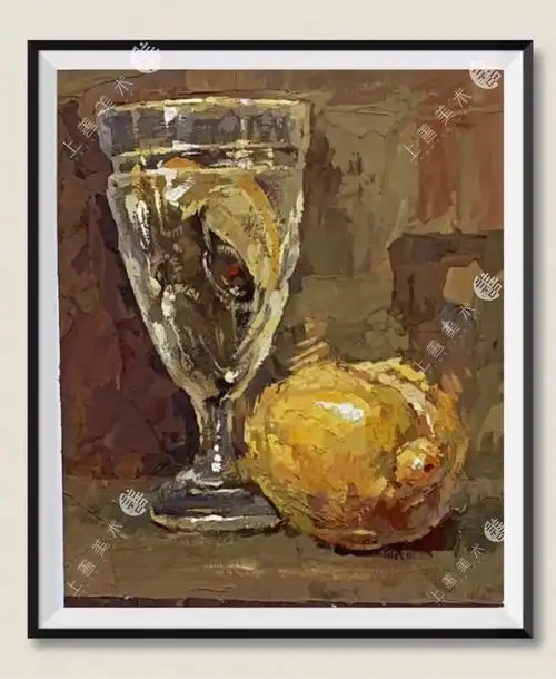 色彩静物画透明玻璃杯的技巧一定要牢记