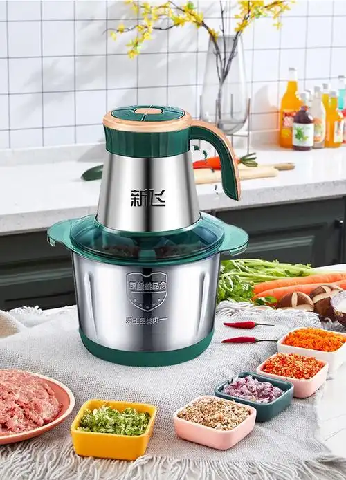 新飞绞肉机家用电机新飞绞肉机家用商用电动小型绞菜绞肉饺肉绞馅全