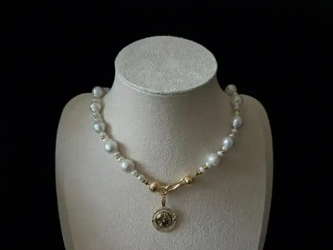 天然淡水巴洛克珍珠饰品