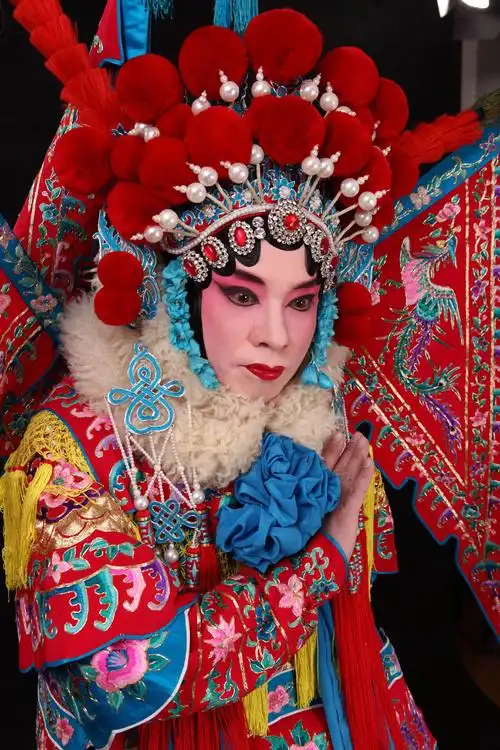 戏曲舞台艺术之京剧刀马旦----穆桂英长靠七星额子:戏曲大观园