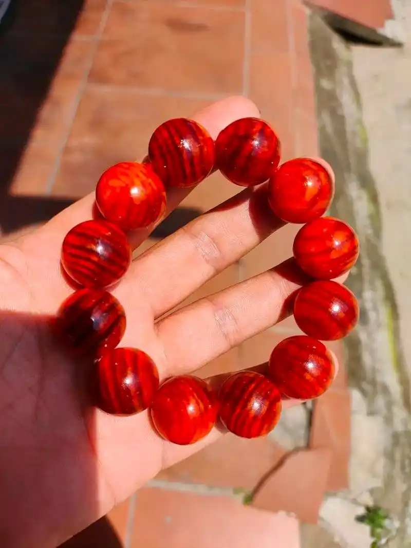 血龙木手串 :天然.直径2.0厘米,透明度 - 抖音