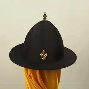 创代设原创男首服  明制钹笠帽  明代锦衣卫盔帽  飞鱼服钹笠头盔