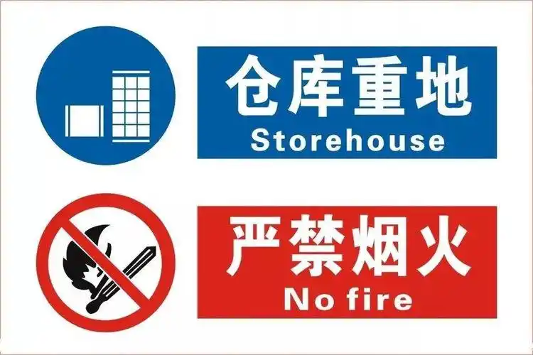 仓库重地,严禁烟火.