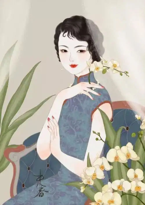 旗袍美人—末春