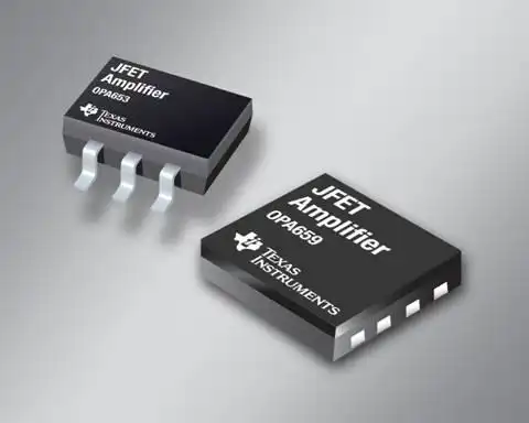 ti推出快速jfet输入放大器opa653与opa659