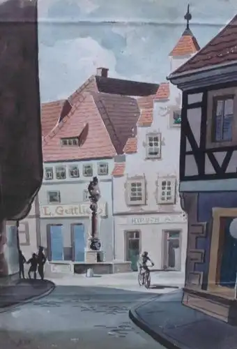 22幅希特勒青年时期的绘画作品有当画家的梦想