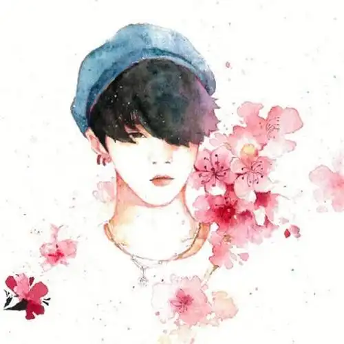 帅气又不失美感的华晨宇手绘水彩头像图片