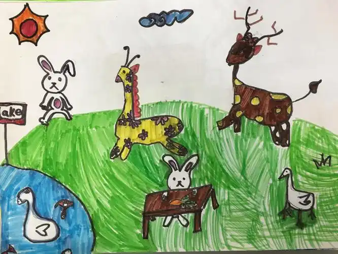 其它 一年级三班《动物园》 写美篇动物是人类的好朋友!