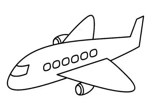 飞机简笔画教程-教你画简单的客机
