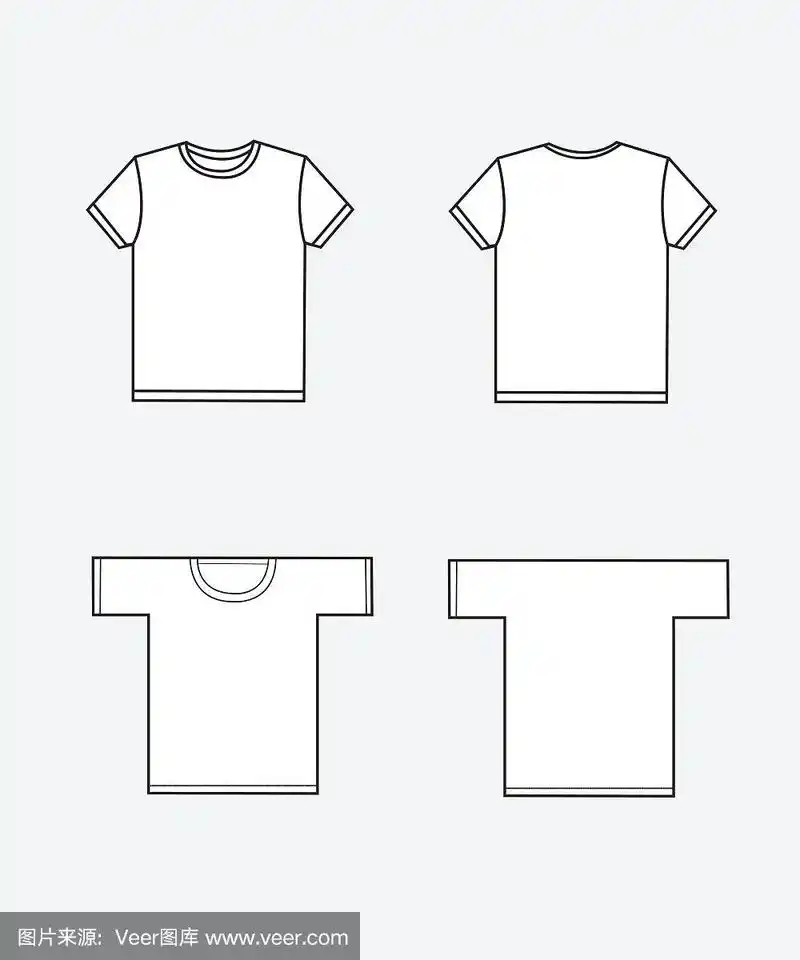 服装t恤模板t恤模板