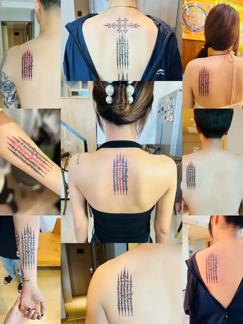 泰国刺符纹身.古法刺符是一种文化,是一种态度,刺符带给我们的 - 抖音