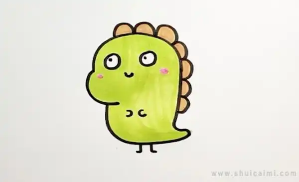小恐龙简笔画怎么画小恐龙简笔画图片