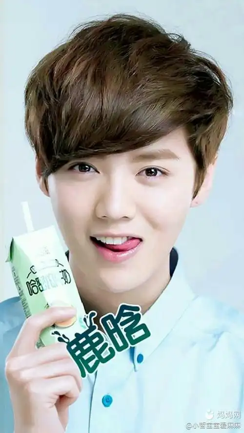 明星笑鹿晗小鲜肉