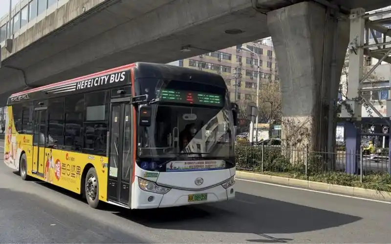 (合肥公交)4路d43224荣城花园方向进双岗南车站