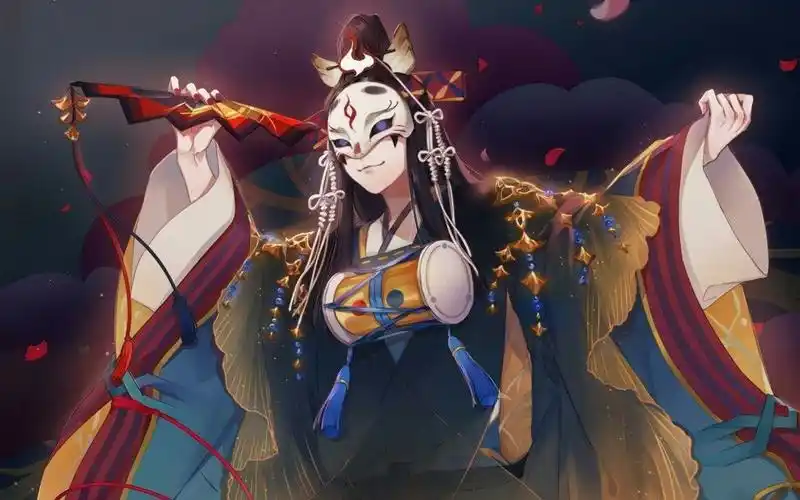 【决战平安京】s4全新式神玉藻前登录cg界面无水印