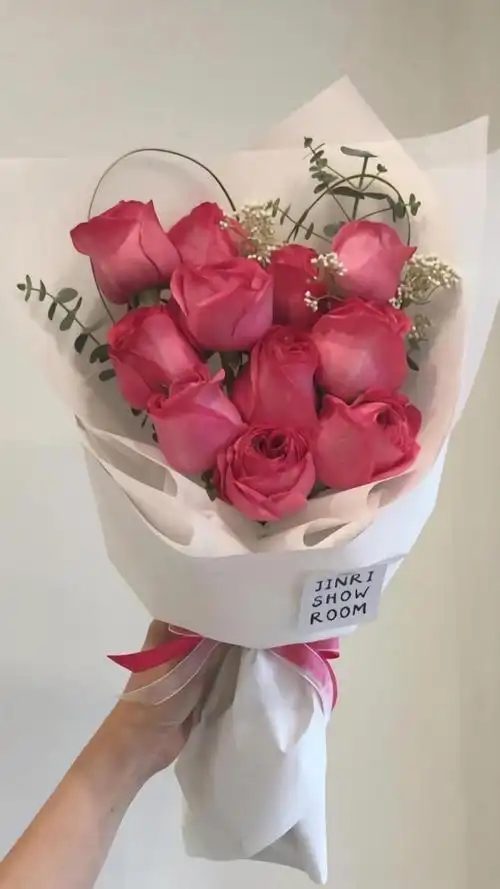 浪漫小清新鲜艳心形唯美玫瑰花