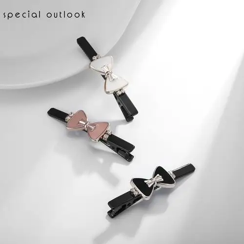 头顶小发夹顶夹刘海卡一字夹简约女前额小巧精致发卡夹子头饰卡子