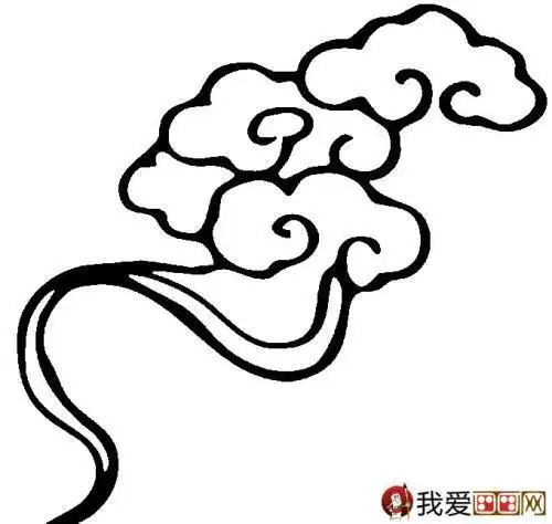 烟云的简笔画