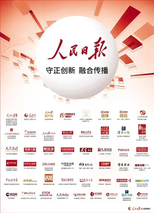 人民日报社媒体品牌集中展示
