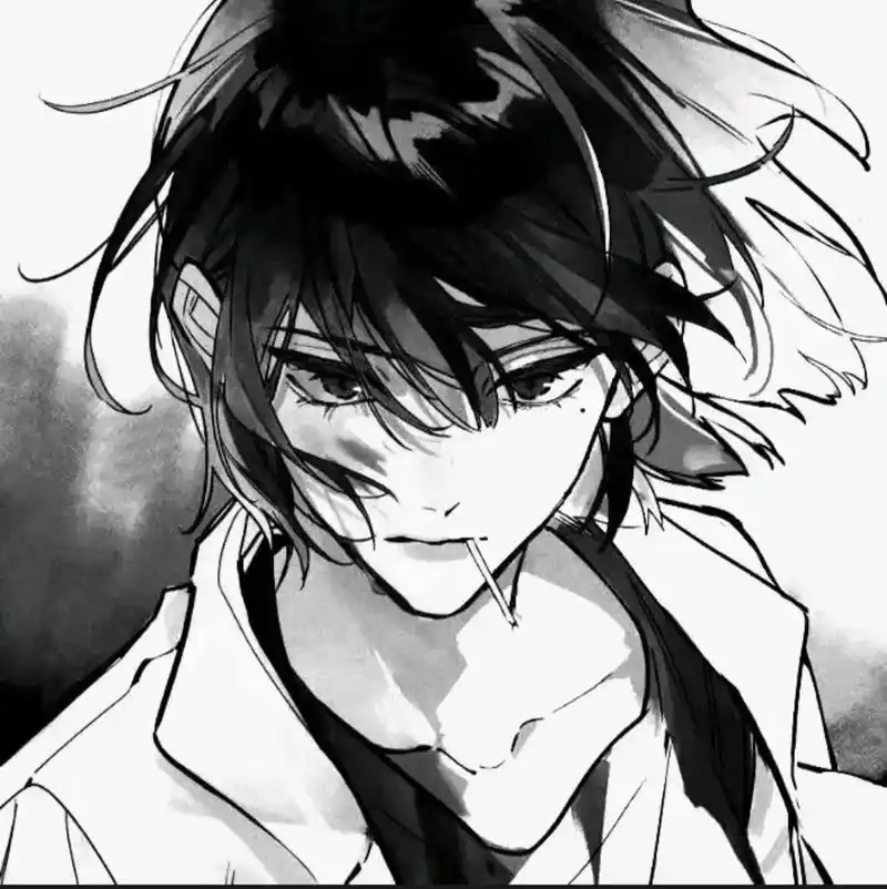 心中无女人  拔刀自然神#黑色动漫头像#动漫人物  - 抖音