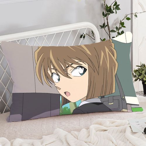 名侦探柯南周边 灰原哀抱枕可爱卡通动漫枕头靠垫双面定制生日礼物