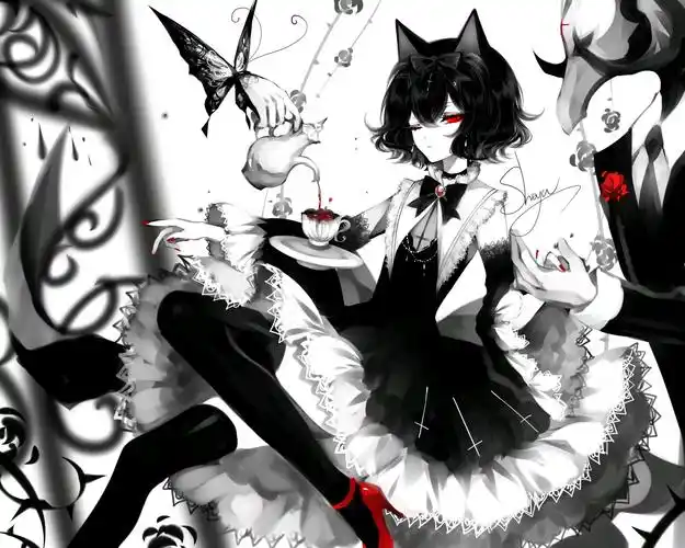 画师推荐:sheya(黑猫系列第二期)"已授权"