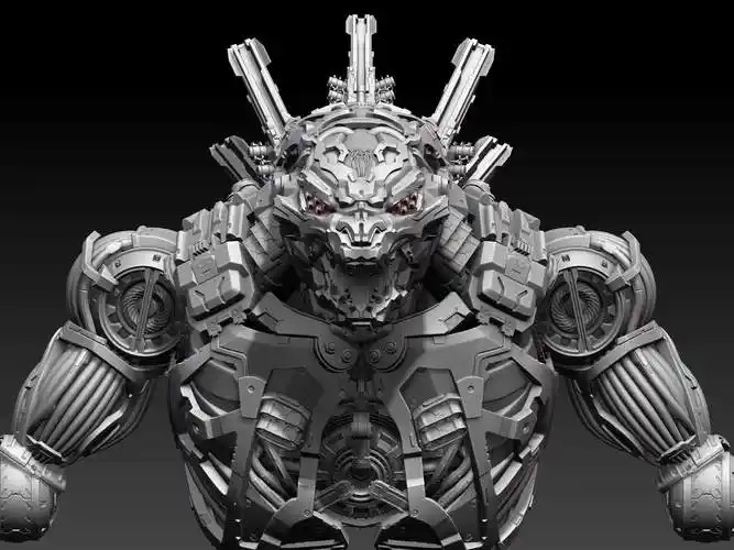 机械哥斯拉 建模 模型 - 角色/人物/生物 - 作品模型 - cg模型网