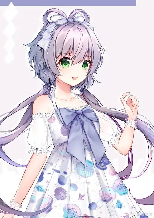 洛天依简笔画图片 - 简单简笔画