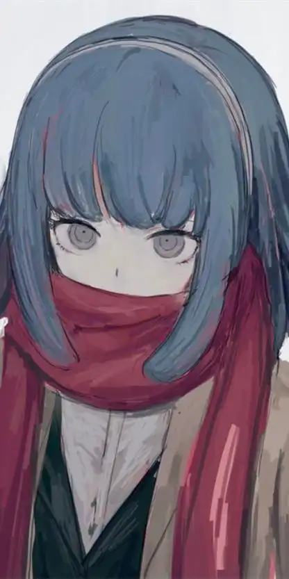 《弹丸论破》月光原美彩,动漫全面屏壁纸,三代里最萌的女孩