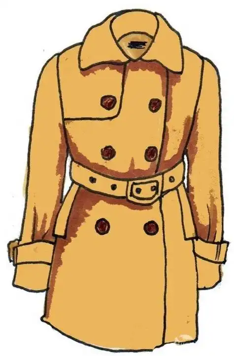 风衣的简笔画怎么画风衣的简笔画简单