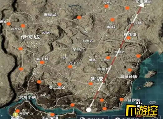 和平精英国际服,游戏中都仅有4张地图,按照更新顺序分别是海岛沙漠