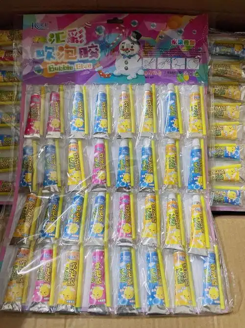 汇彩大号泡泡胶 太空气球吹波胶 吹不破胶80后童年怀旧玩具吹泡胶