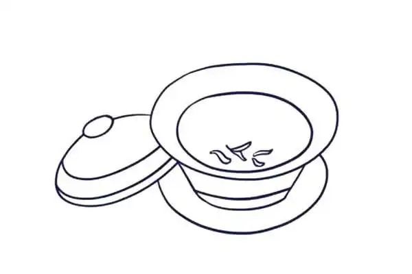 如何画一杯清茶简笔画步骤图片彩色,图片,简笔画-学笔画