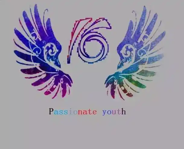 临床十六班向着希望飞翔翅膀班徽图案设计_班服网