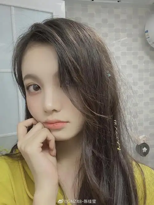 偶像美少女gnz48陈佳莹写真美照好可爱