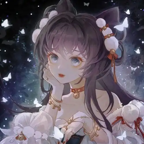 动漫古风女生头像别烂在过去和梦里