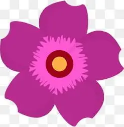 大红花简笔画大红花简笔画彩色