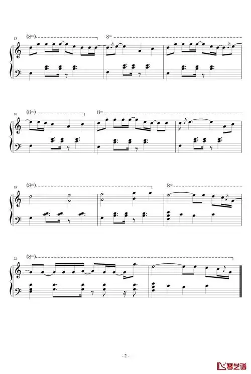 lost stars钢琴谱-adam levine