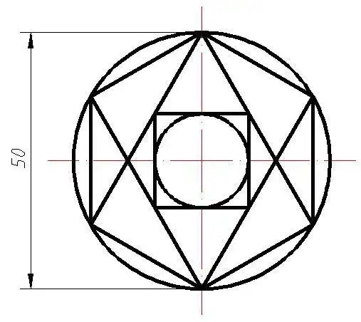 50个cad平面图形练习你能画出几个