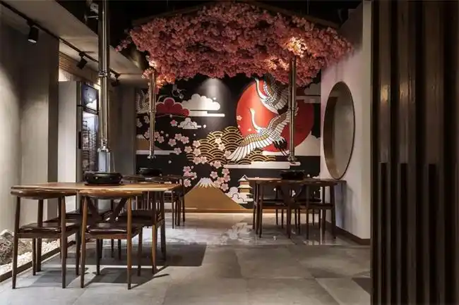 日式烤肉--故里烤肉店桌椅定做