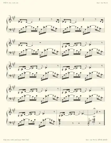 《heal the world,钢琴谱》迈克尔·杰克逊 michael jackson|弹琴吧