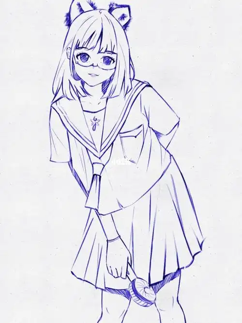 jk小姐姐速写练习