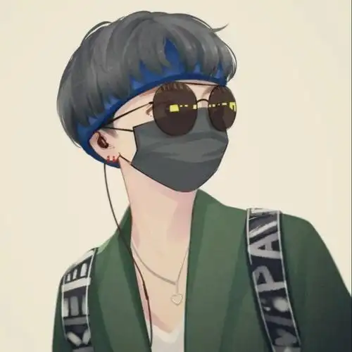 男生 头像 口罩